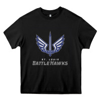 Black suitable-st-battlehawks-worn Heavy Core Tee - linhVisuals