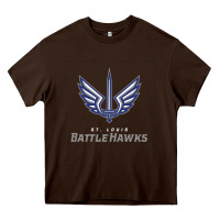 Chocolate Brown suitable-st-battlehawks-worn Heavy Core Tee - linhVisuals