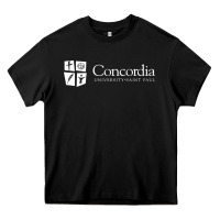 Black Concordia University, St. Paul, apparel Heavy Core Tee - linhVisuals