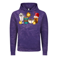 Cloud Purple Softball coffee cups Vintage Hoodie - Artiststas