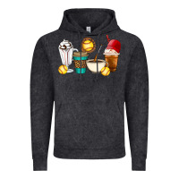 Vintage Black Softball coffee cups Vintage Hoodie - Artiststas