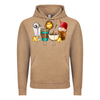 Vintage Coffee Softball coffee cups Vintage Hoodie - Artiststas