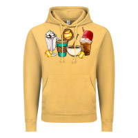 Vintage Mustard Softball coffee cups Vintage Hoodie - Artiststas