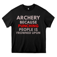Black archery because punching people is frowned upon Heavy Core Tee - linhVisuals