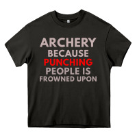 Asphalt archery because punching people is frowned upon Heavy Core Tee - linhVisuals