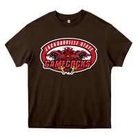 Chocolate Brown jacksonville state gamecocks Heavy Core Tee - linhVisuals