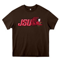 Chocolate Brown jacksonville state gamecocks Heavy Core Tee - linhVisuals