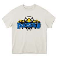 Cream morehead state eagles Heavy Core Tee - linhVisuals