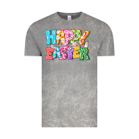 Cloud Rock Happy Easter Vintage Tee - CowhideDigitalArt
