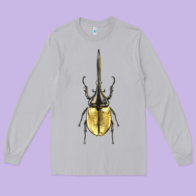 Hercules Beetle Long Sleeve Tee Designed By Lillyallendesigns