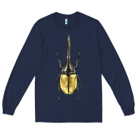 Navy hercules beetle Long Sleeve Tee - LillyAllenDesigns