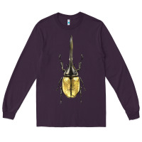 Plum hercules beetle Long Sleeve Tee - LillyAllenDesigns