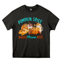 Asphalt Pumpkin Spice Make Mama Nice Heavy Core Tee - FaDigitalArtStudio