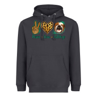 Smoke Peace Love Bulldog Heavyweight Hoodie - Jasminsmagicworld