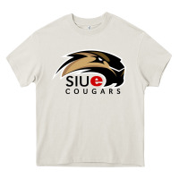 Cream siu edwardsville cougars Heavy Core Tee - linhVisuals