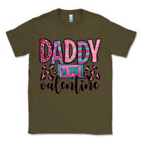 Army Green daddy is my valentine Classic Tee - OliviaCreatesArt