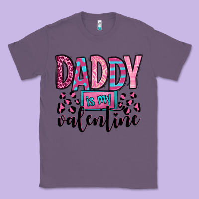 Daddy Is My Valentine Classic Tee Designed By Oliviacreatesart