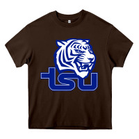 Chocolate Brown tennessee state tigers Heavy Core Tee - linhVisuals