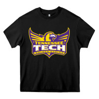 Black tennessee tech golden Heavy Core Tee - linhVisuals