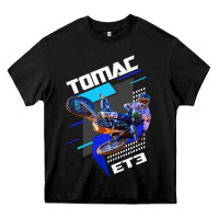 Black eli et3 tomac pullover hoodie Heavy Core Tee - linhVisuals
