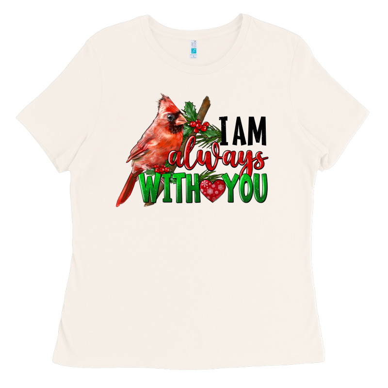 I Am Always With Your Cardinal Bird Ladies Tee by LillyAllenDesigns | Teevron