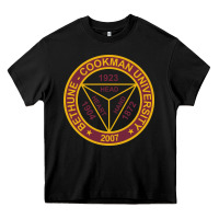 Black bethune cookman Heavy Core Tee - linhVisuals