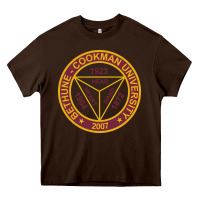 Chocolate Brown bethune cookman Heavy Core Tee - linhVisuals