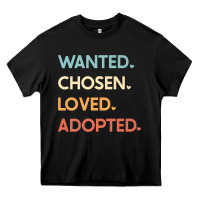 Black adoption day announcement   wanted chosen loved adopted premium t shir Heavy Core Tee - linhVisuals