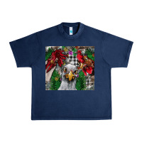 Navy Chicken Urban Heavy Tee - CowhideDigitalArt