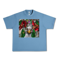 Pebble Blue Chicken Urban Heavy Tee - CowhideDigitalArt