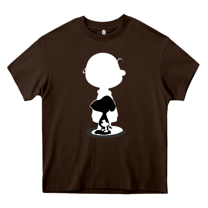 Peanuts Shadow Silhouette Heavy Core Tee by linhVisuals | Teevron