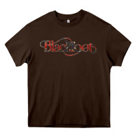 Chocolate Brown blackfoot Heavy Core Tee - linhVisuals