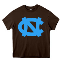 Chocolate Brown north carolina Heavy Core Tee - linhVisuals