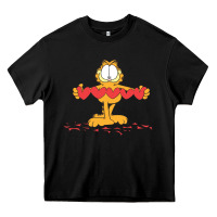 Black garfiel Heavy Core Tee - linhVisuals