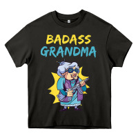 Asphalt badass grandma family mother grandma t shirt Heavy Core Tee - linhVisuals