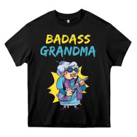 Black badass grandma family mother grandma t shirt Heavy Core Tee - linhVisuals
