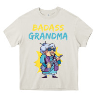 Cream badass grandma family mother grandma t shirt Heavy Core Tee - linhVisuals