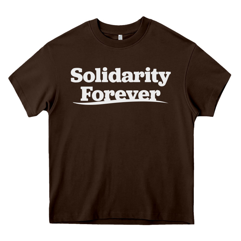 Solidarity Forever Heavy Core Tee by linhVisuals | Teevron
