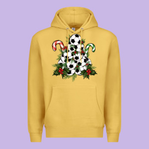 Soccer Tree Christmas Premium Hoodie Designed By Ranaportraitstore