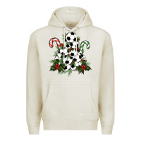 Oatmeal Heather soccer tree Christmas Premium Hoodie - RanaPortraitStore