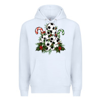 White soccer tree Christmas Premium Hoodie - RanaPortraitStore