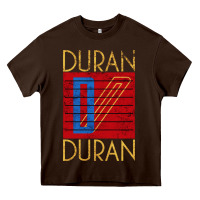 Chocolate Brown Dürän dürän 01 Heavy Core Tee - linhVisuals