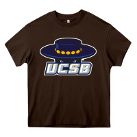 Chocolate Brown uc santa barbara gauchos Heavy Core Tee - linhVisuals