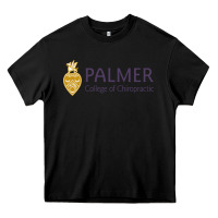 Black college of chiropractic Heavy Core Tee - linhVisuals
