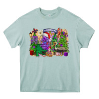 Arona Christmas Louisiana Mardi Gras trees Heavy Core Tee - FaDigitalArtStudio