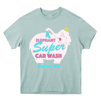 Arona pink elephant car wash Heavy Core Tee - linhVisuals