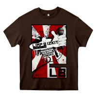 Chocolate Brown limp bizkit 23 Heavy Core Tee - linhVisuals
