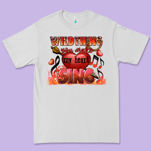 Valentine's Day Wild Thing You Make My Heart Sing Premium Tee Designed By Fadigitalartstudio