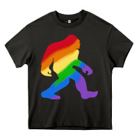 Asphalt bigfoot t  shirt rainbow bigfoot t  shirt Heavy Core Tee - linhVisuals