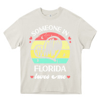 Cream someone in florida loves me t  shirt someone in florida loves me funny Heavy Core Tee - linhVisuals
